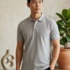 DFNK Berline men's teal polo T-shirt with classic collar and regular fit for stylish everyday wear