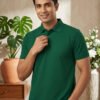 Mehndi.jpg DFNK Eagle men's polo T-shirt featuring a classic collar and short sleeves