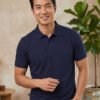 DFNK Atlanta men's polo T-shirt with classic collar and regular fit for stylish everyday wear