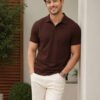 DFNK Atlanta men's polo T-shirt with classic collar and regular fit for stylish everyday wear
