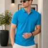 DFNK Atlanta men's polo T-shirt with classic collar and regular fit for stylish everyday wear