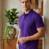 DFNK Berline men's teal polo T-shirt with classic collar and regular fit for stylish everyday wear