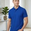 DFNK Berline men's teal polo T-shirt with classic collar and regular fit for stylish everyday wear