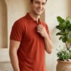 DFNK Atlanta men's polo T-shirt with classic collar and regular fit for stylish everyday wear