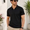 Men's fashionable polo T-shirt offering versatile styling and superior comfort for every casual occasion.