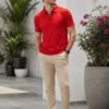 Men's fashionable polo T-shirt offering versatile styling and superior comfort for every casual occasion.