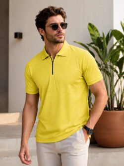 Men's fashionable polo T-shirt offering versatile styling and superior comfort for every casual occasion.