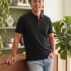 Everyday men's polo T-shirt combining stylish design, breathable comfort, and premium fabric construction.