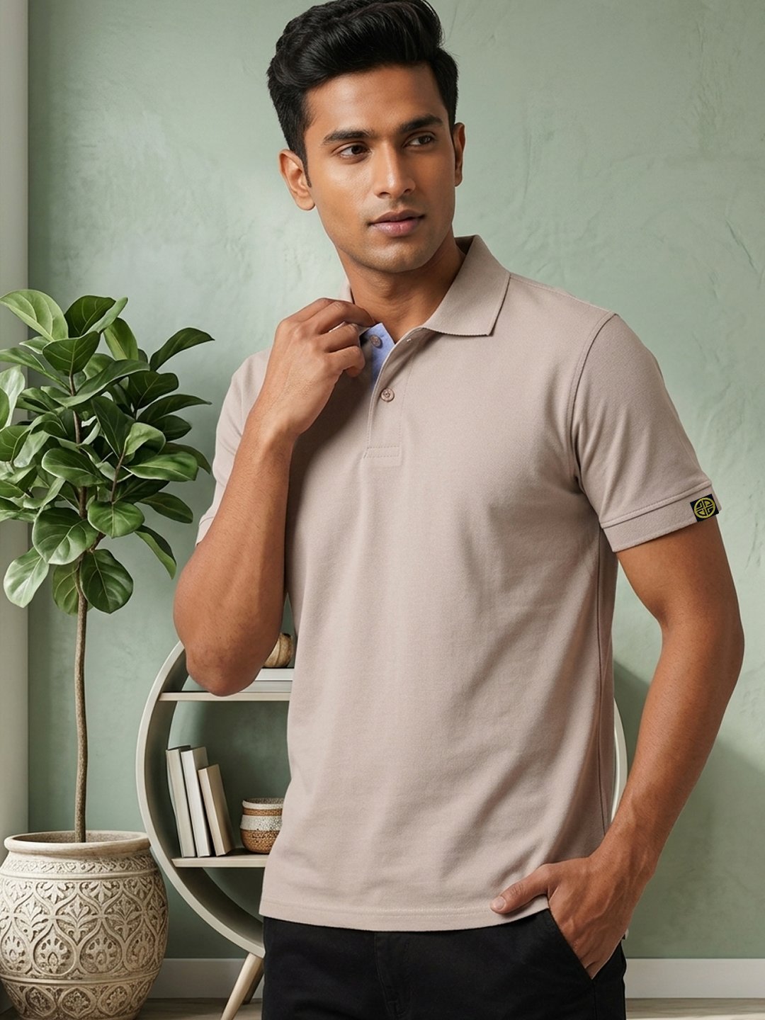 Carlton London buddha Luxury Polo T-shirts for men's comfort forwear and look Stylish