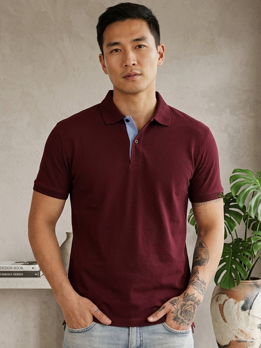 Carlton London buddha Luxury Polo T-shirts for men's comfort forwear and look Stylish