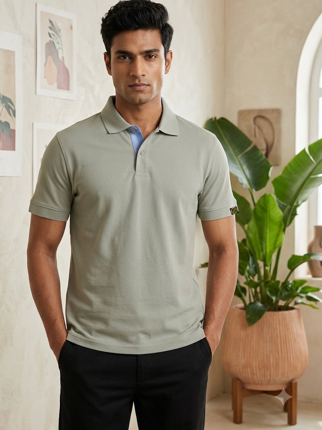 Carlton London buddha Luxury Polo T-shirts for men's comfort forwear and look Stylish