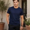 Richard Paadler 42 Blue-Anise Classic round neck t-shirt with short sleeves and comfortable fit, ideal for casual everyday outfits and relaxed occasions.