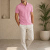 Richard Paadler 33 Bubble Gum Men's regular fit polo featuring classic construction and stylish details for effortless daily wear.