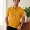 Richard Paadler 33 Honey Mustard Men's regular fit polo featuring classic construction and stylish details for effortless daily wear.