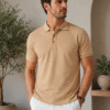 Richard Paadler 33 light robusta Men's regular fit polo featuring classic construction and stylish details for effortless daily wear.