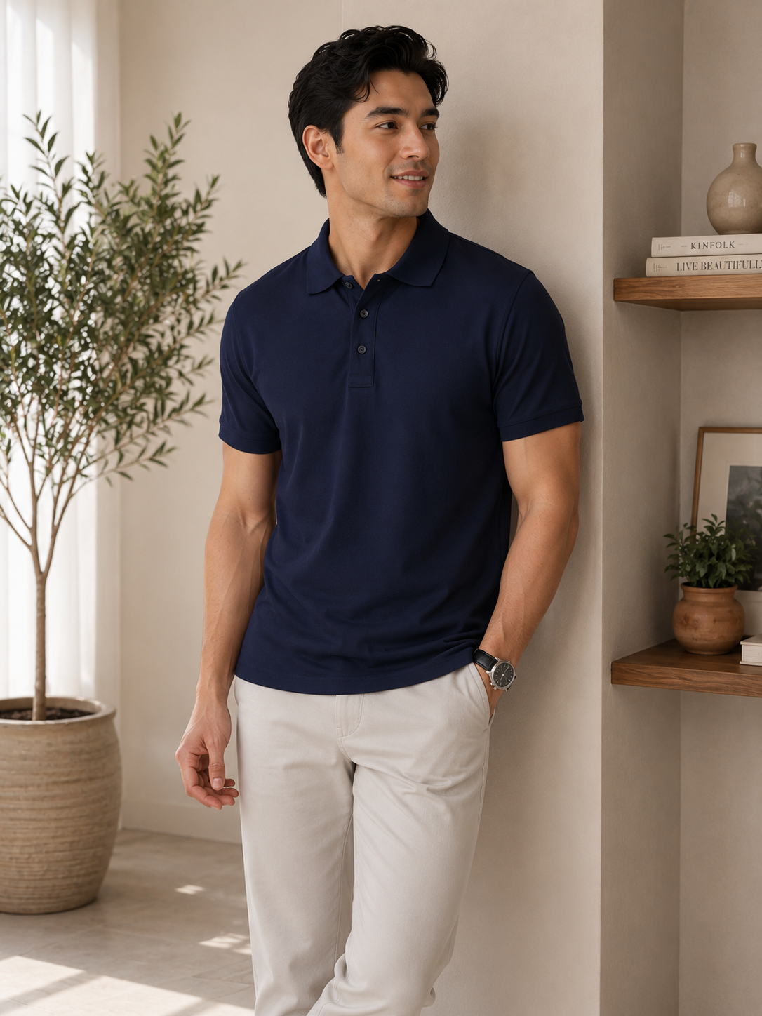 Richard Paadler 33Cerulean Blue Men's regular fit polo featuring classic construction and stylish details for effortless daily wear.
