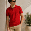 Premium casual polo T-shirt featuring clean lines and comfortable fit for effortless everyday style.