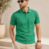 Premium casual polo T-shirt featuring clean lines and comfortable fit for effortless everyday style.