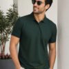 Smart fit polo T-shirt delivering premium comfort with classic detailing for versatile everyday fashion.