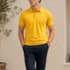 Smart fit polo T-shirt delivering premium comfort with classic detailing for versatile everyday fashion.