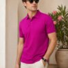 Smart fit polo T-shirt delivering premium comfort with classic detailing for versatile everyday fashion.