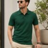 Smart fit polo T-shirt delivering premium comfort with classic detailing for versatile everyday fashion.