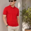 Smart fit polo T-shirt delivering premium comfort with classic detailing for versatile everyday fashion.
