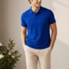 Smart fit polo T-shirt delivering premium comfort with classic detailing for versatile everyday fashion.