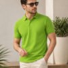 Smart fit polo T-shirt delivering premium comfort with classic detailing for versatile everyday fashion.