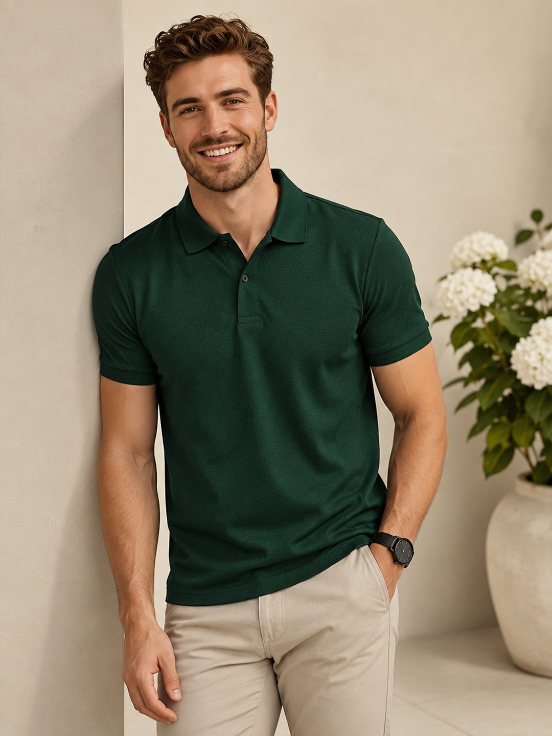 Premium polo T-shirt designed for lasting comfort and versatile styling across every casual occasion.