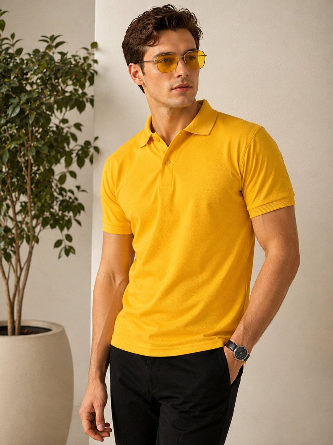 Premium polo T-shirt designed for lasting comfort and versatile styling across every casual occasion.