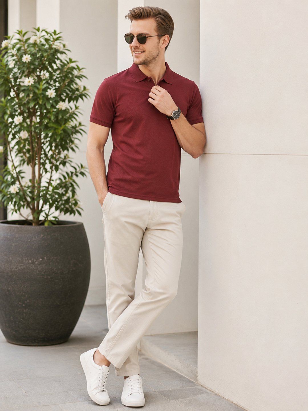 Premium polo T-shirt designed for lasting comfort and versatile styling across every casual occasion.
