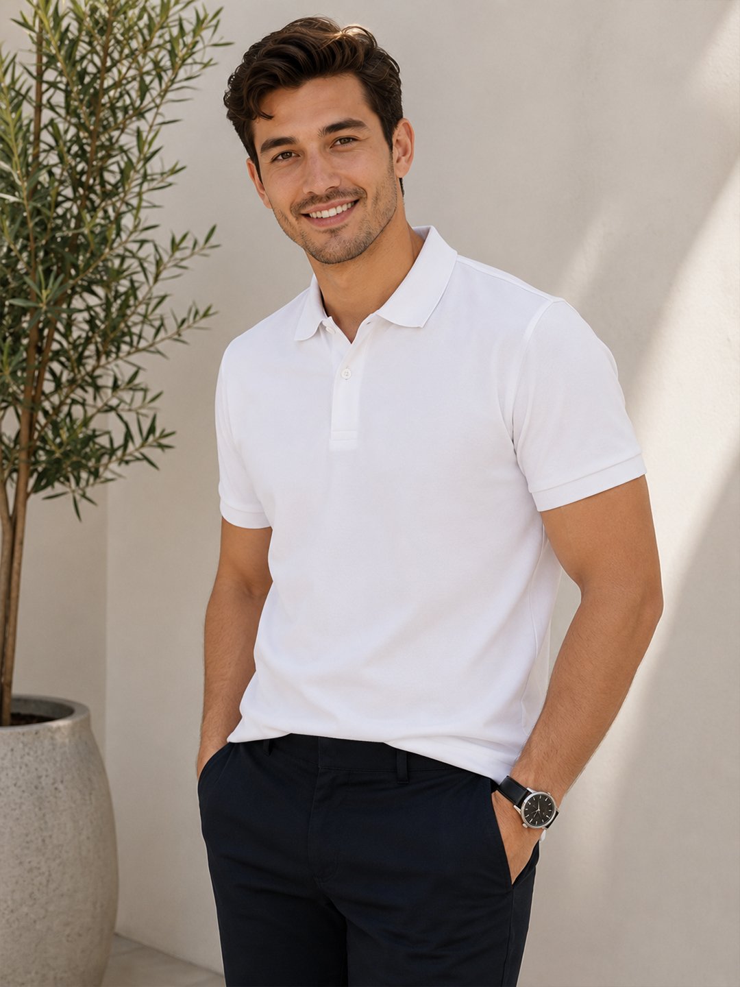 Premium polo T-shirt designed for lasting comfort and versatile styling across every casual occasion.