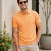 Premium knit polo T-shirt featuring sophisticated collar design and durable everyday wear performance.Premium knit polo T-shirt featuring sophisticated collar design and durable everyday wear performance.