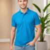 Premium knit polo T-shirt featuring sophisticated collar design and durable everyday wear performance.