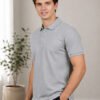 Premium knit polo T-shirt featuring sophisticated collar design and durable everyday wear performance.