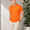Premium knit polo T-shirt featuring sophisticated collar design and durable everyday wear performance.