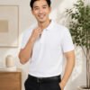 Premium knit polo T-shirt featuring sophisticated collar design and durable everyday wear performance.