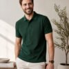 Men's polo T-shirt crafted with durable stitching and premium fabric for long-lasting casual wear.
