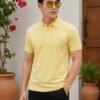 Men's polo T-shirt crafted with durable stitching and premium fabric for long-lasting casual wear.