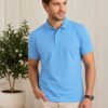 Men's polo T-shirt crafted with durable stitching and premium fabric for long-lasting casual wear.