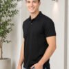 Smart fit polo T-shirt delivering premium comfort with classic detailing for versatile everyday fashion.