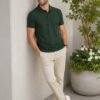 Smart fit polo T-shirt delivering premium comfort with classic detailing for versatile everyday fashion.