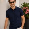 Smart fit polo T-shirt delivering premium comfort with classic detailing for versatile everyday fashion.