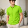 Smart fit polo T-shirt delivering premium comfort with classic detailing for versatile everyday fashion.