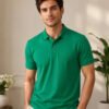 Smart fit polo T-shirt delivering premium comfort with classic detailing for versatile everyday fashion.