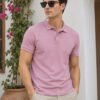 Smart fit polo T-shirt delivering premium comfort with classic detailing for versatile everyday fashion.