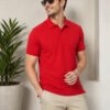 Smart fit polo T-shirt delivering premium comfort with classic detailing for versatile everyday fashion.