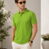 Smart fit polo T-shirt delivering premium comfort with classic detailing for versatile everyday fashion.