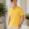 Smart fit polo T-shirt delivering premium comfort with classic detailing for versatile everyday fashion.